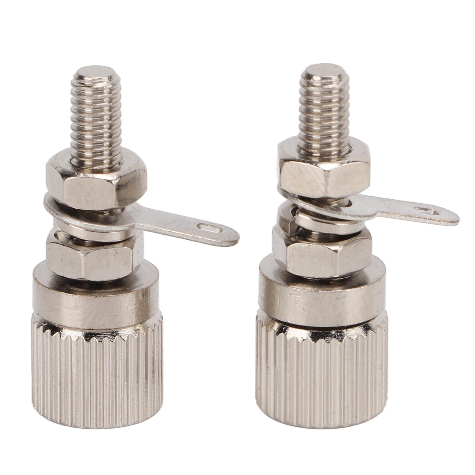 

2Pcs Current Terminal M4x27mm Long Service Life Convenient Practical Small Compact Electronic Parts