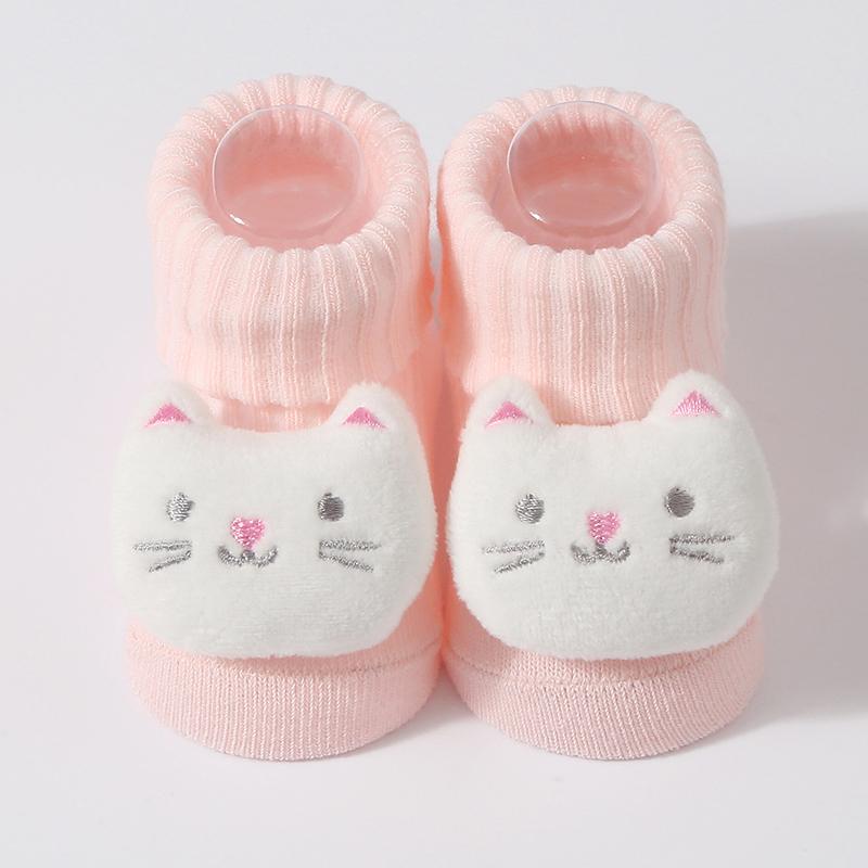 Niedliche Baby Jungen Mädchen Socken Kinder Bär/Panda Neugeborene Günstige Sachen Weiche Socken für 0-6 Monate Bebe Kleinkind Kurze Bodensocken