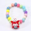 Trendy Cartoon Beaded Bracelet Lovely Princess Style Handmade Wristband Gift for Girls