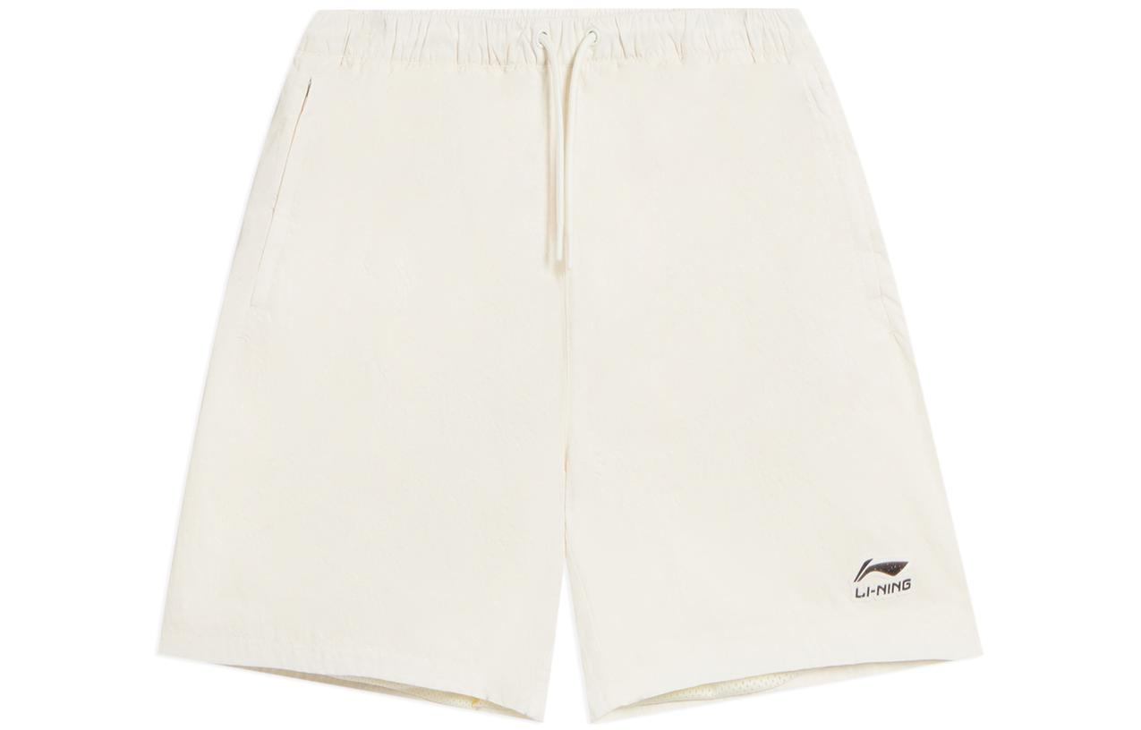 Li Ning Sports Shorts Men s White Moderate AKSS041-1 XXL