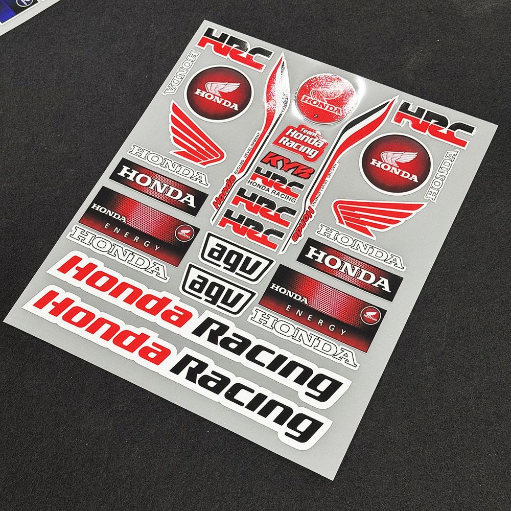 AAADK1 Car Motorcycle Sticker Helmet Body Racing Decal for Honda Cb650r Cbr Forza Pcx 125 X Adv 350 750 Nc750x Cb500x Hornet 600 Shadow
