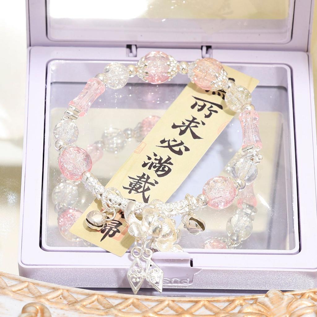 Original Design Dream Bell Bracelet Female Sweet Lotus Niche Versatile Premium Girlfriend Bracelet Direct Sales