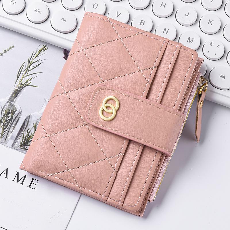 2025 Stylish Zipper Coin Purse: Multi-Card Slot Student & Ladies Compact Wallet