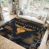 Bon Jovi Design Kristall Samt Teppich Gemütlich Nicht?Rutschfester Teppich mit Aufdruck für Schlafzimmer Wohnzimmer Eingang