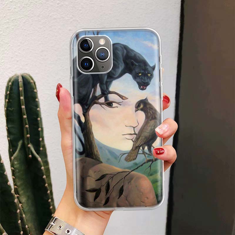 Salvador Dali Art For iPhone 17 Air 16 15 14 Plus 13 Mini 12 11 Pro Max Phone Case 16E 7 Print 8 SE Fundas Cover Soft Coque 16 1