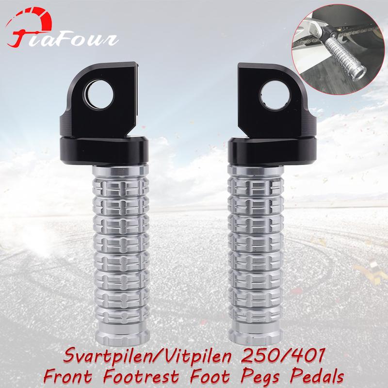 Fit For Vitpilen 250 Vitpilen 401 Svartpilen 250 Svartpilen 401 2019-2021 Front Footrest Foot Pegs Pedals