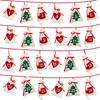 Christmas Decoration for Home Date 1-7 1-12 1-24 1-31 Fabric Christmas Advent Calendar Garland Wall LS