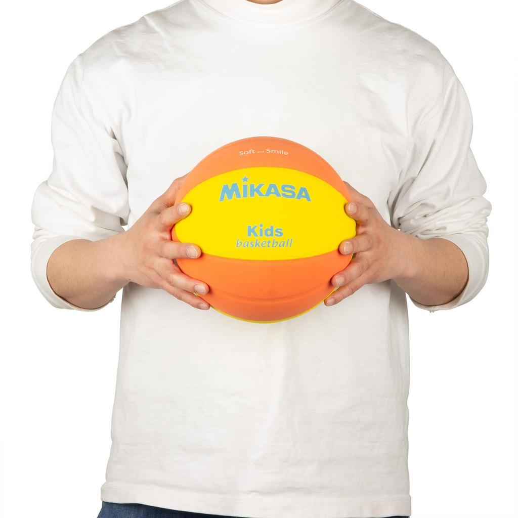 MIKASA Smile Size 5 and Elementary School EVA Special Smile Recommended Internal Pressure Basketball, (Boys', Girls', Students), Sponge, Series,