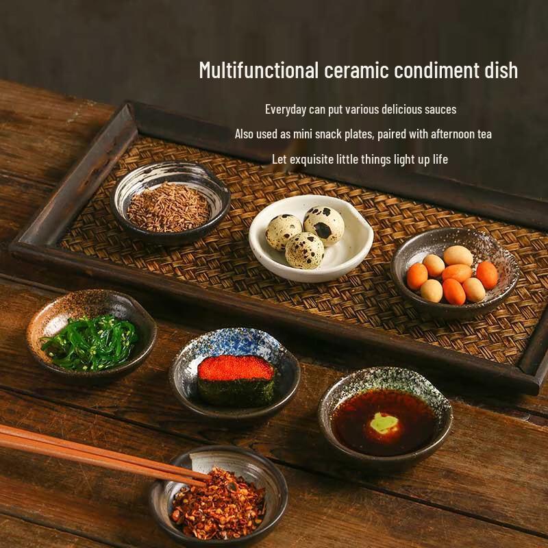 Japanese Ceramic Sauce Dish Set