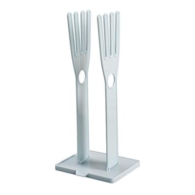 Guantes de cocina de limpieza desmontables, soporte de rejilla de secado de tela, drenaje de escritorio
