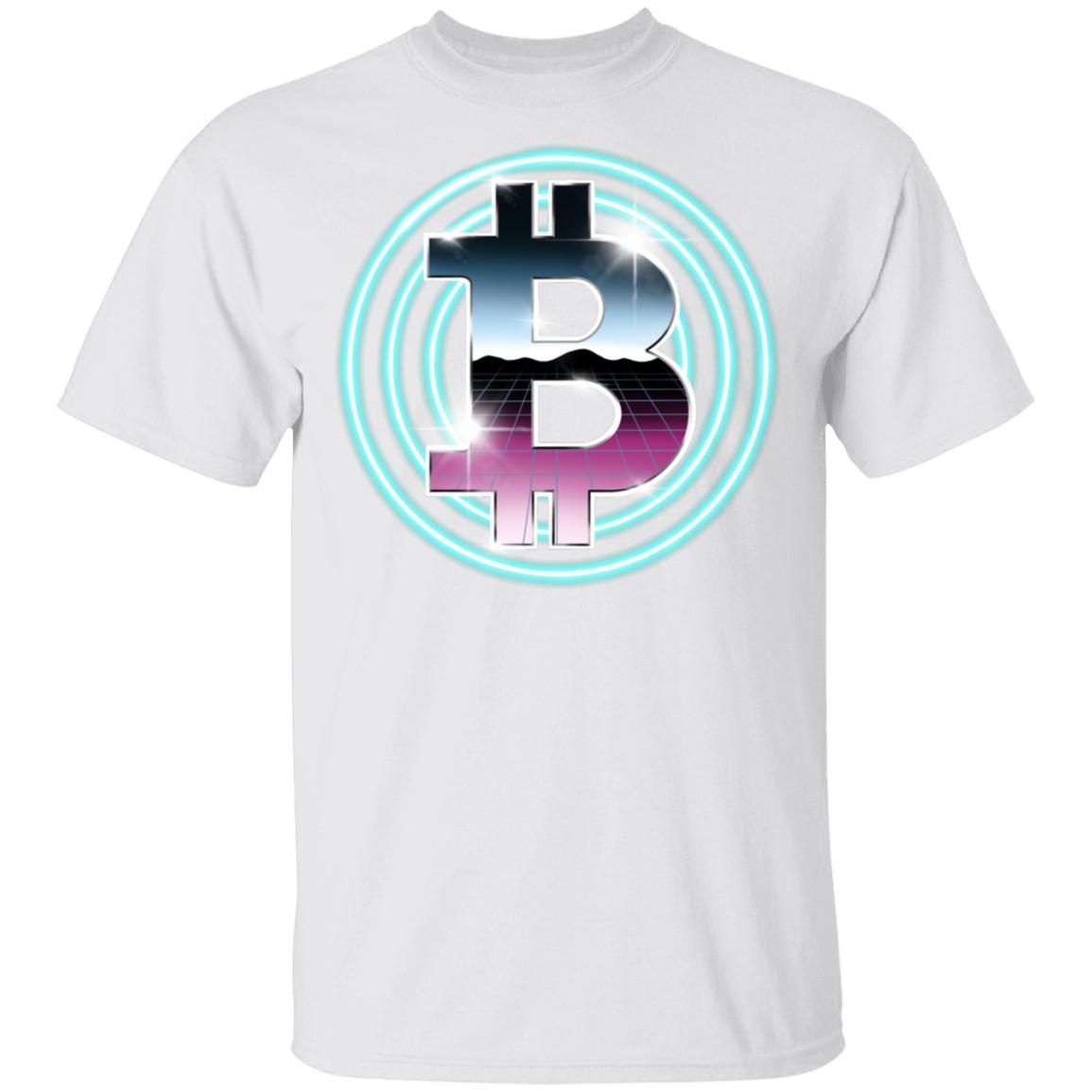 80 s Retro Bitcoin Hodl Cryptocurrency BTC T-Shirt XL