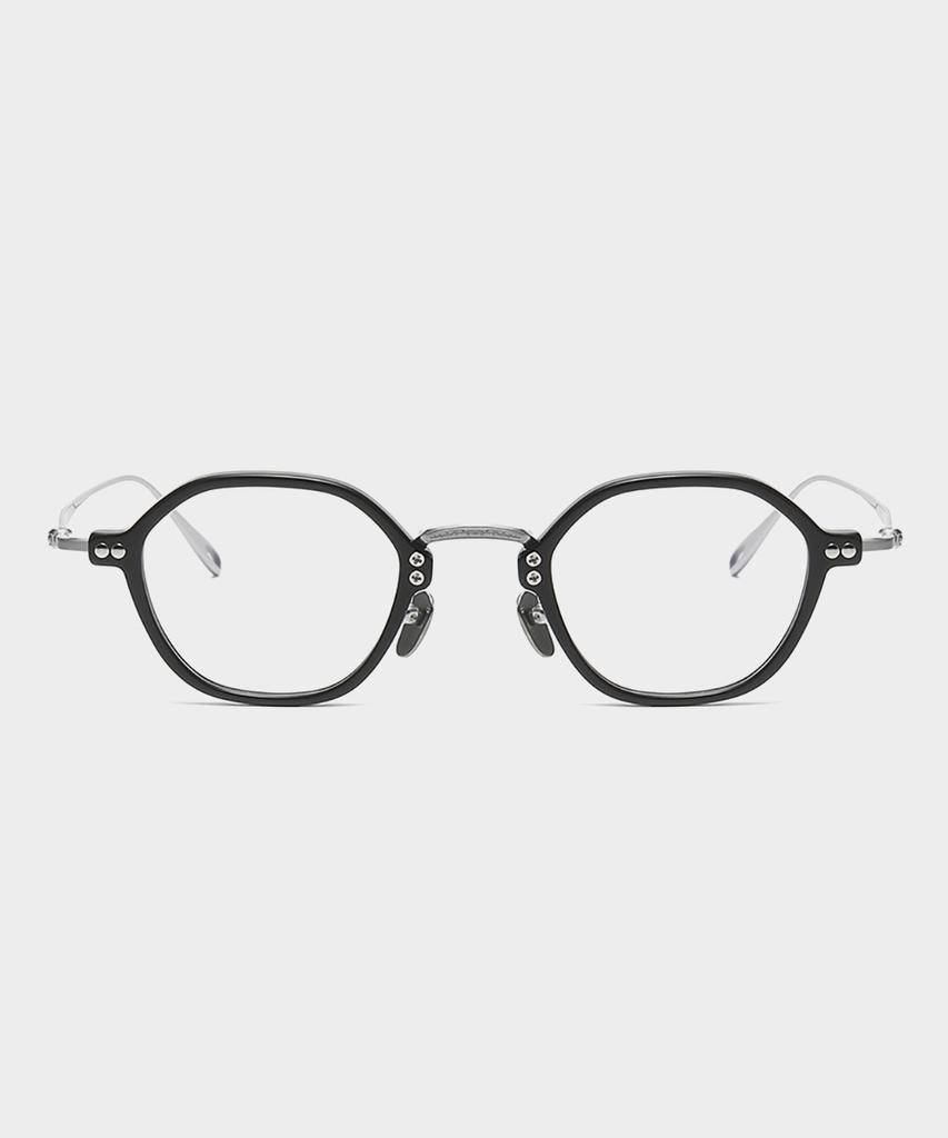 Lingkeonpeuleim Arlt-5957 Titanium Eyeglass Frame Black