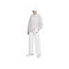 Nike Sportswear Club Fleece Solid Color Drawstring Wide Leg Sweatpants Women Bottoms White FB2728-100