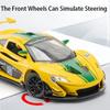 1:22 Scale V12GT P1 GTR Toy Car Model Alloy Diecast Sound Light Pull Back Vehicle Models for Child Best Birthday Gifts Souvenirs