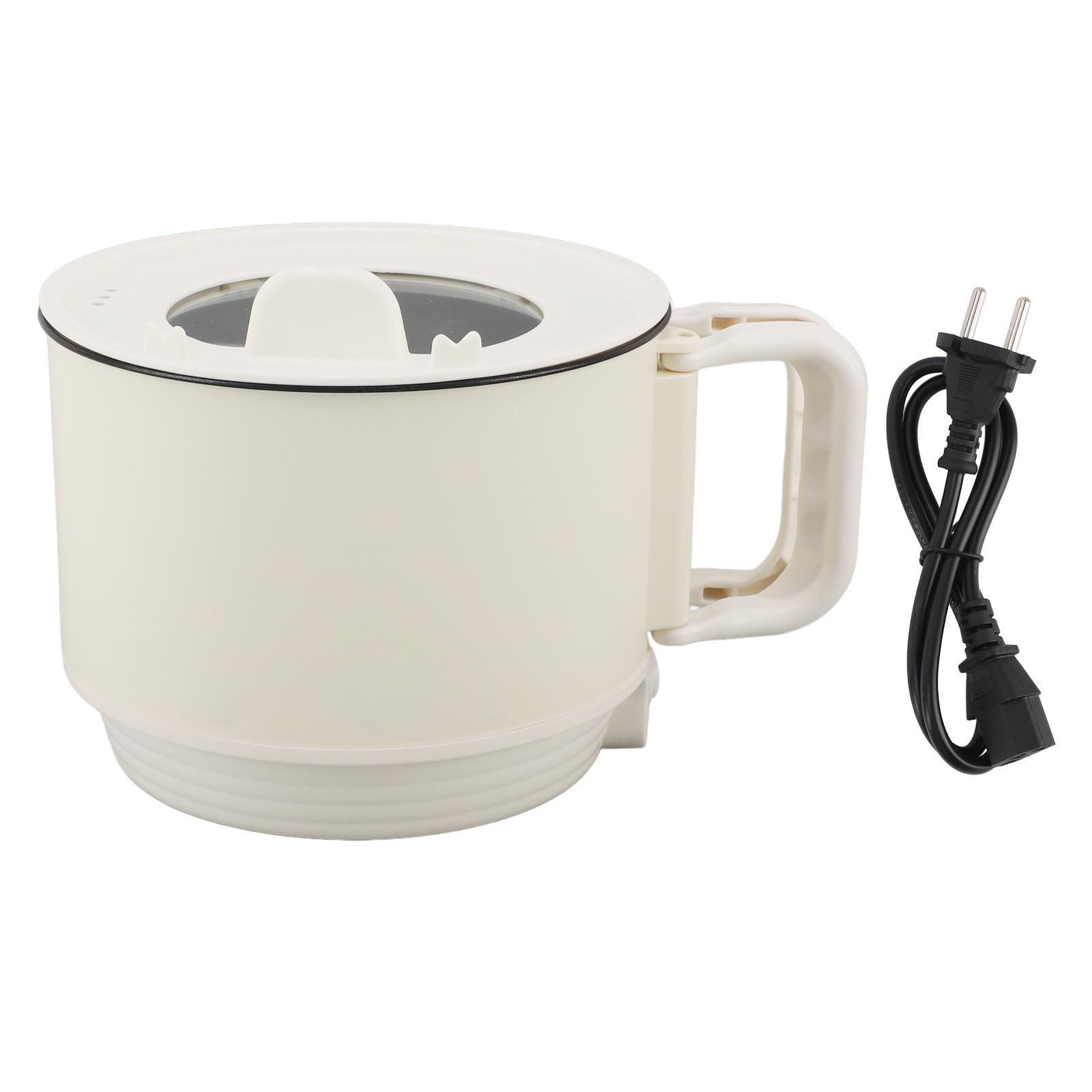 

Electric Hot Pot 1.8L 600W 2 Gear Portable Non Stick Mini Multifunctional Cooker with Handle for L(for 6.5-9kg)