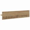 Wall Mounted Nightstand Artisan Oak Finish 80 x 10.5 x 18 cm
