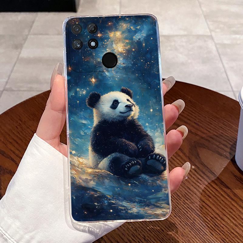 Casing For Realme Narzo 50A Fundas Capa Clear Silicone Jelly Soft TPU Back Cover Cute Rabbit Cat Dinasaur Phone Case Coque