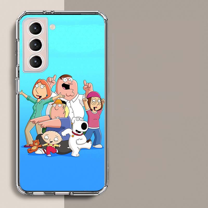F-Family Funny Guy Phone Case For Samsung A16 A26 A36 A56 A17 A15 A25 A35 A55 A14 A24 A34 A54 A04S A05S Galaxy Note 20 10 9 8 A9