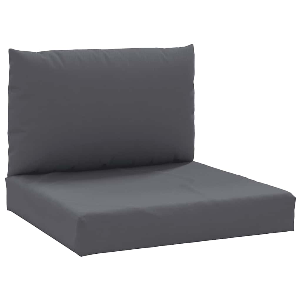 2-teiliges Palettenkissen-Set Anthrazit Oxford-Gewebe