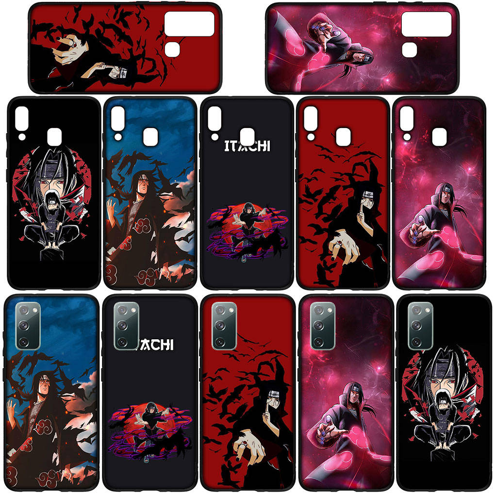Für iPhone 16 15 Xiaomi Redmi Note 14 13 12 11 Pro Max 16e Samsung Galaxy S25 S24 S23 Moto OPPO Huawei Comics Naruto Itachi Uchiha Akatsuki Handyhülle