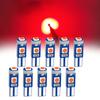 High Brightness 3030 Chips 10Pcs of T5 Led Bulb W3W W1.2W Play and Plug Car Interior Lights Auto Instrument Lamp 12V/24V Dome Lights 6