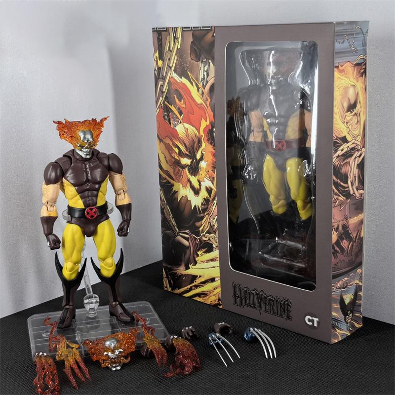 Auf Lager Ct Spielzeug Hellverine Figur Wolverine Mafex 096 138 X-Men Anime Actionfigur Figur Statue Modell Sammlung Spielzeug Geschenk