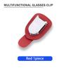 Car Sun Visor Sunglasses Storage Clip Card Holder Accessories For KIA Sportage 2016 2017 2018 Sephia Stonic Carens EQ9