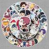 52 Chibi Blue Lock Anime Stickers: Waterproof Decor for Phone Cases & Thermos Cups