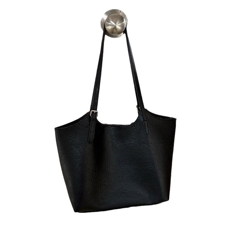 Sac vintage pour femme, version fourre-tout tout-en-un, sac à bandoulière simple tendance, sac de voyage classe