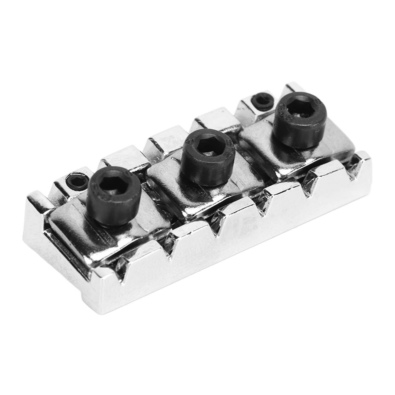 

7-струнная электрогитара, регулировка высоты струн, гайка для электрогитары, 42,5 мм серебряный