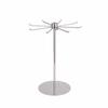 Rotating Necklace Holder Jewelry Display Rack | Sturdy Round Flat Base,