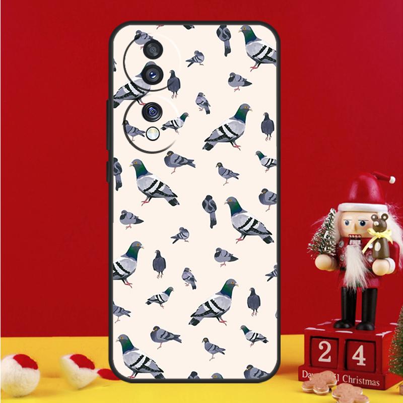 Pigeons Collage Case For Honor Magic 7 6 8 Pro Honor Win X9a X9b X9c X9d X8c X8b 50 70 90 200 400 Lite Cover