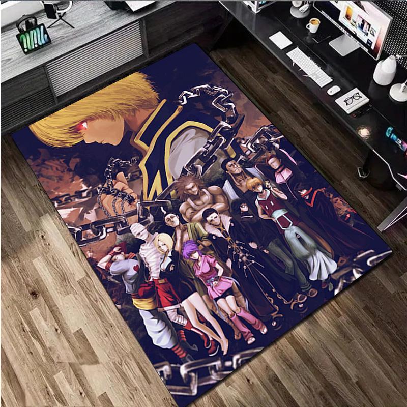 Hunter x Hunter Print Rug - Computer Chair Area Rug home decoration Carpet For Living Room Bedroom Flooring Mat