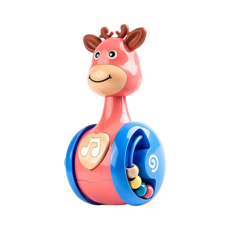Roly Poly Baby Spielzeug 6 bis 12 Monate, Kippfiguren Wobbler Spielzeug für Baby Jungen Mädchen - Perfekt zum Klettern lernen & Früherziehung