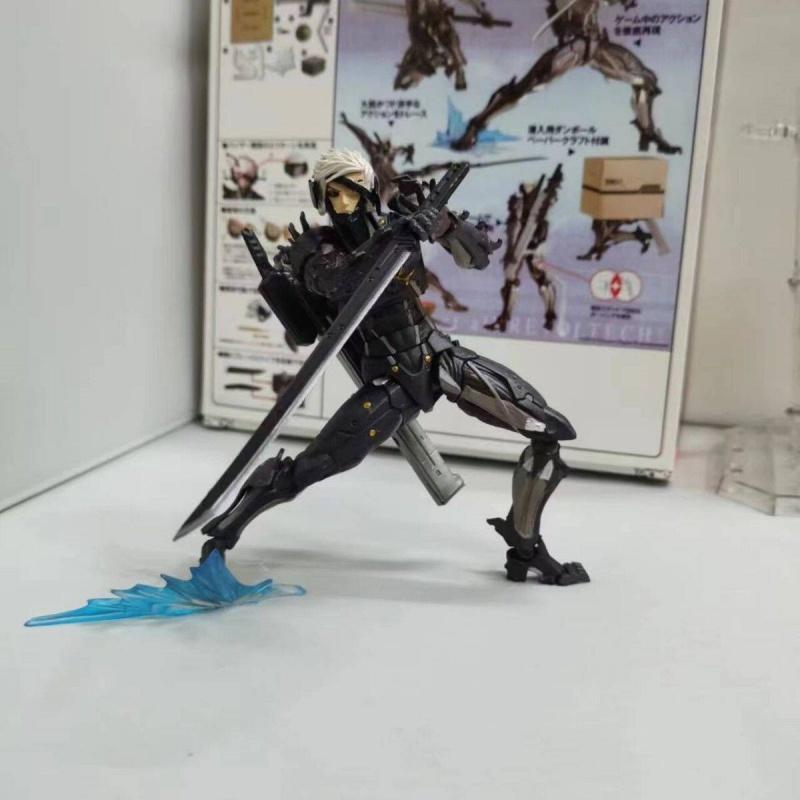 14cm Yamaguchi Gear Raiden Articulated Action Figure Metal Gear Character Model Doll Statue Joint Movable Ornament Toy Gift