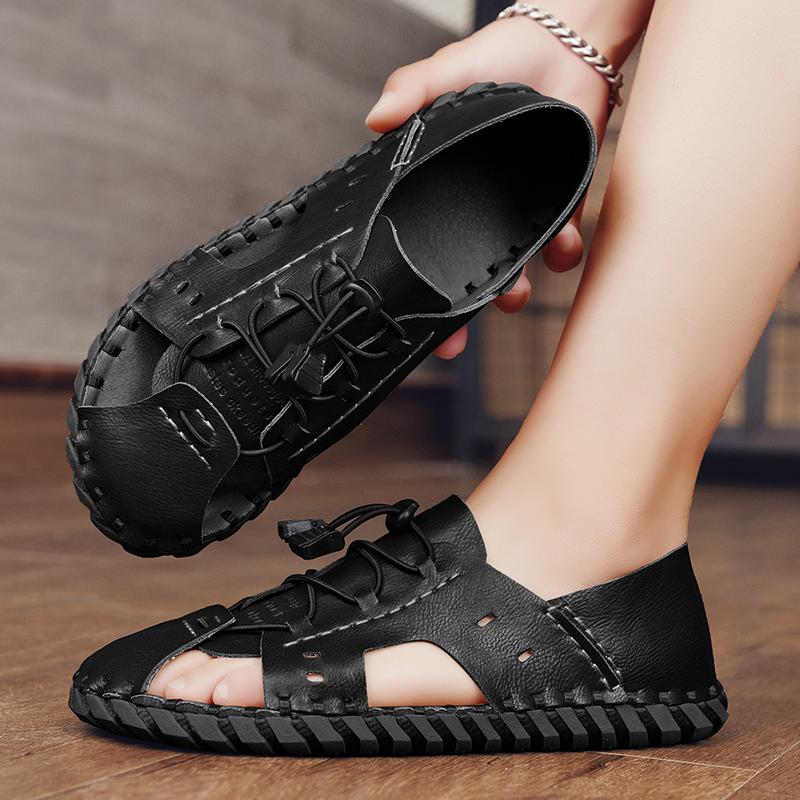 Men's Sandals New Walking Shoes Male Summer Casual Beach Shoes Men Breathable Man Sandals 2024
