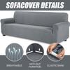 Stretch Jacquard Sofa Covers 1 2 3 4 Seater Couch Cover for Living Room Thick Sofa Slipcovers for Pets Kids Furniture Protector