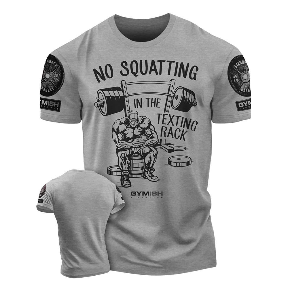3D printed exercise T-shirt, fun gym T-shirt