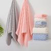 Plaid Bath Towel Soft & Absorbent Coral Fleece Large Towels for Home, Hotel, SPA, Swimming, Bath Towels, Quick-Dry, Luxury Bathroom Accessories