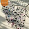 Sky Kuromi 6D Stereo Nail & Journal Stickers - Waterproof Embossed Design