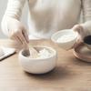 &NE Banko Ware Rice Container, Large, Hare to Ke (Special Occasions), White, Holds 3 Servings (1.5 cups), Made in Japan, Ceramic, Microwave and Oven S