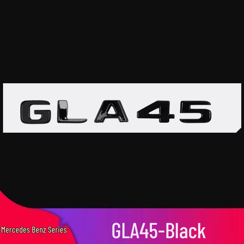 Compatible with Mercedes GLA180 GLA200 GLA260 AMG Tail Badge Emblem Letter Sticker Logo