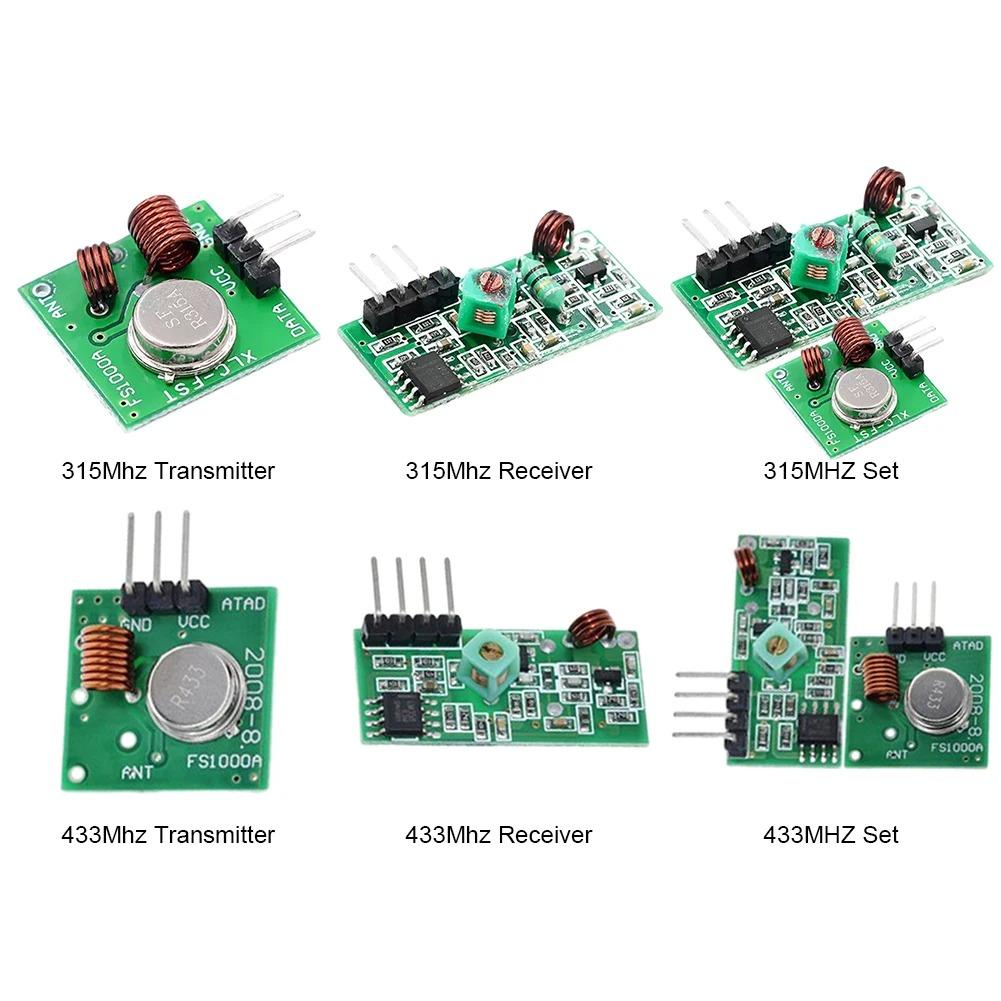 Chytrá elektronika 433MHz RF vysílač a přijímač Modulová sada pro arduino/ARM/MCU WL diy 315MHZ/433MHZ bezdrátový