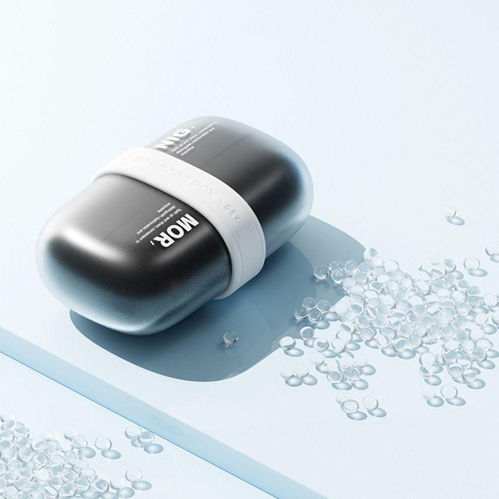 Double Layer 4 Grid Pill Case Sealed Pill Storage Box Durable Pill Dispenser  for Travel
