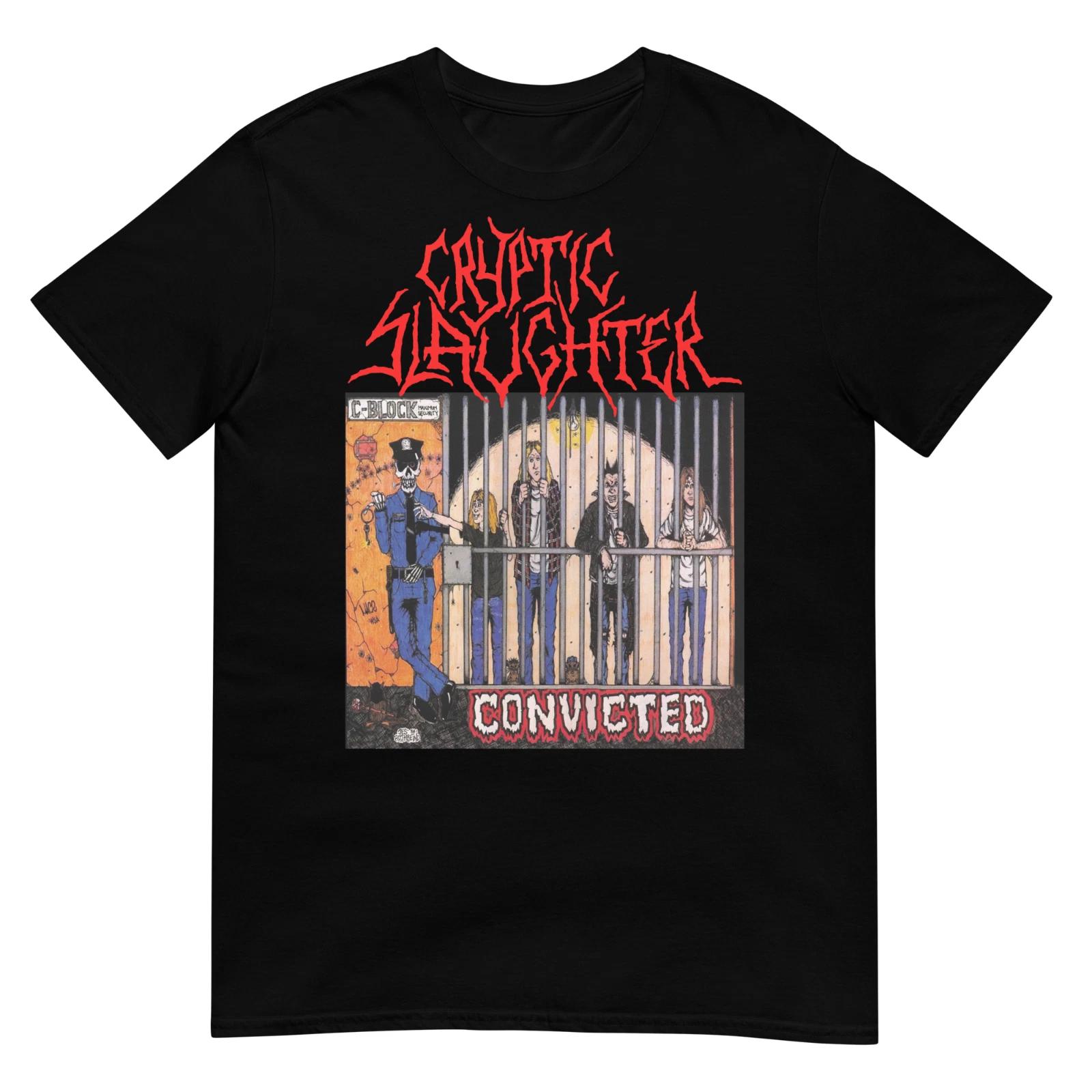 CRYPTIC SLAUGHTER Осужденный (Односторонняя) ФУТБОЛКА M