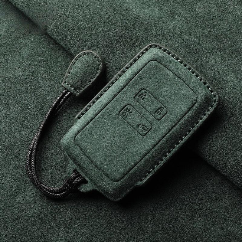 

Suede Faux Leather Car Key Case Cover For Renault Captur Koleos Kadjar Arkana Megane RS 1 2 3 4 Dacia Duster Sandero Stepway