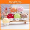 Cute Colorful Dopamine Mushroom Plush Doll Adorable Vegetable Stuffed Toy For Kids And Girls