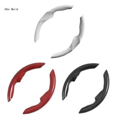 6XDB Anti-fur Car Steering Wheel Cover Decors Cases Protector Universal for Model 3
