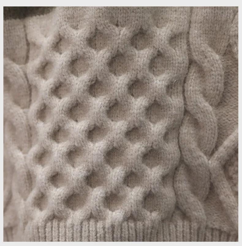 Ciepły dzianinowy sweter chłopięcy na jesień/zimę, wiek 8-12 lat