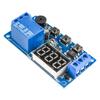 DC12V Trigger Cycle Delay Timer Switch Turn On Off Relay Module with LED Display Timing Control Relay Module